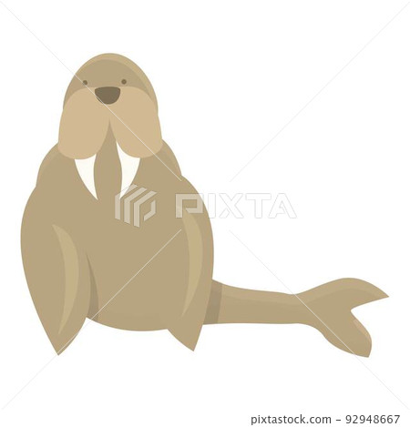 Arctic animal icon cartoon vector. Alaska canada. Dish polar Arctic animal icon cartoon vector. Alaska canada. Dish polar 92948667