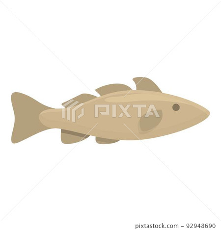 North fish icon cartoon vector. Arctic fish. Wild creature North fish icon cartoon vector. Arctic fish. Wild creature 92948690
