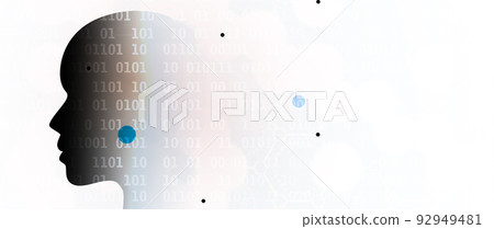 Conceptual technology illustration of artificial intelligence 92949481