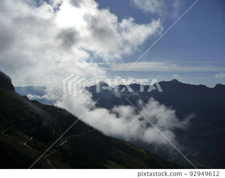 Stubai high-altitude hiking trail in Tyrol, Austria Stubai high-altitude hiking trail in Tyrol, Austria 92949612