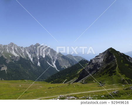 Stubai high-altitude hiking trail, lap 1 in Tyrol, Austria 92949616