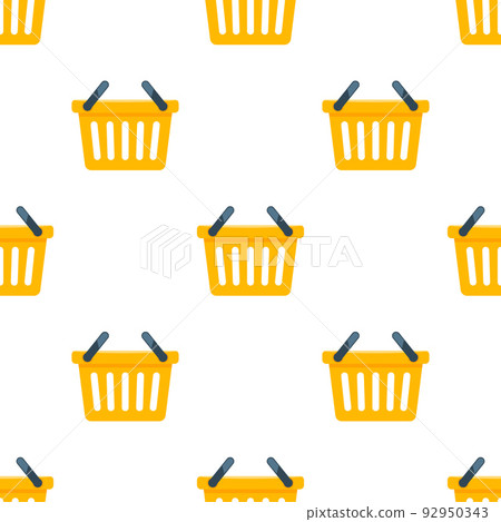 Shopping basket seamless pattern background Shopping basket seamless pattern background 92950343