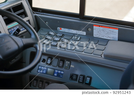 Sightseeing bus driver's seat image Sightseeing bus driver's seat image 92951243