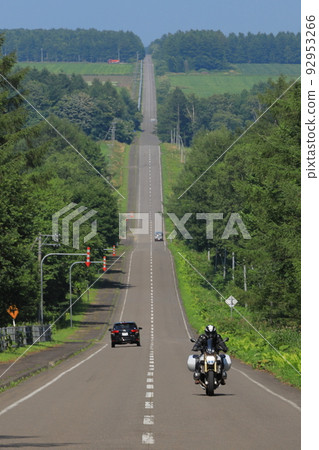 Hokkaido Nakashibetsu Town Scenery Milk Road July Hokkaido Nakashibetsu Town Scenery Milk Road July 92953266