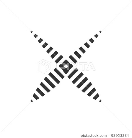 黑色乘號 (X/X) 92953284