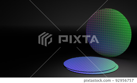 CG image of silicon wafer CG image of silicon wafer 92956757