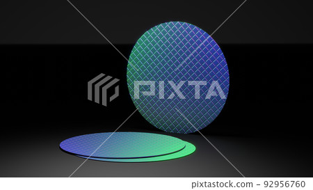 CG image of silicon wafer CG image of silicon wafer 92956760