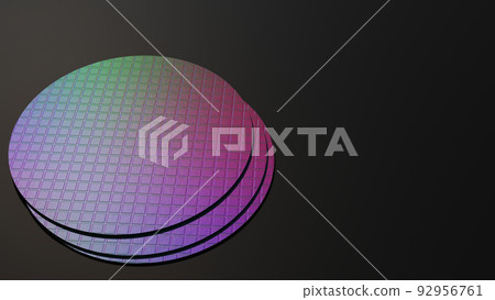 CG image of silicon wafer CG image of silicon wafer 92956761