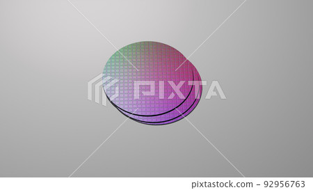 CG image of silicon wafer CG image of silicon wafer 92956763