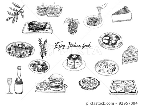 icon, icons, set 92957094