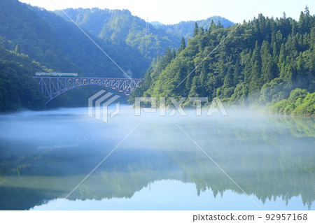 Aizu Tadami Line Daiichi Tadami River Bridge, Mishima-cho, Onuma-gun Aizu Tadami Line Daiichi Tadami River Bridge, Mishima-cho, Onuma-gun 92957168