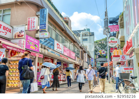 Cityscape of Shibuya, Tokyo Harajuku / Takeshita Street 92958216