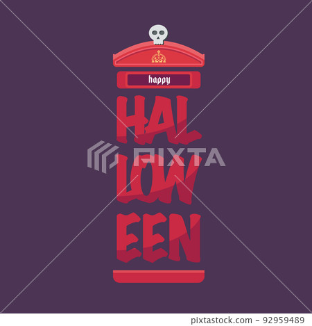 Halloween telephone booth Halloween telephone booth 92959489