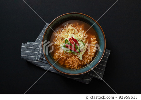 Instant Noodles Boiled Ramen Instant Noodles Boiled Ramen 92959613