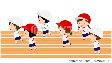 children running a race 92960807