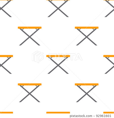 seamless pattern with folding table, vector illustration seamless pattern with folding table, vector illustration 92961601