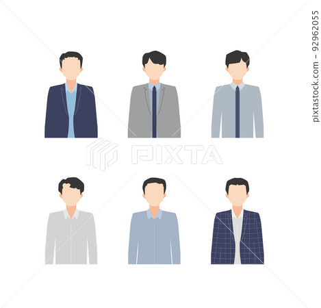 辦公室休閒男性上身圖 92962055