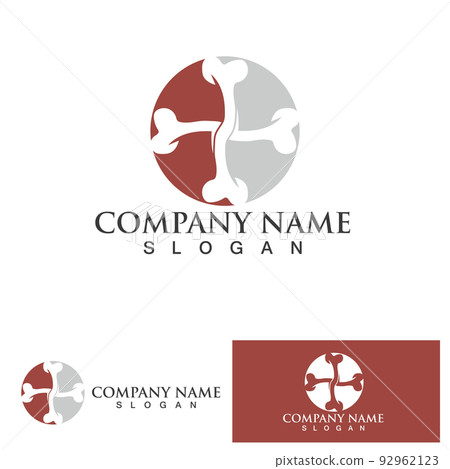 Bone logo vector template vector 92962123