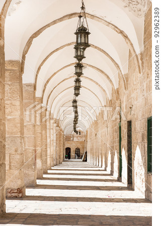 Traditional Islamic architecture. Temple Mount, Jerusalem 92962389