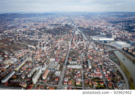Aerial urban landscape Aerial urban landscape 92962462