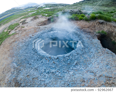 Mud volcano and hot spring in Iceland Mud volcano and hot spring in Iceland 92962667