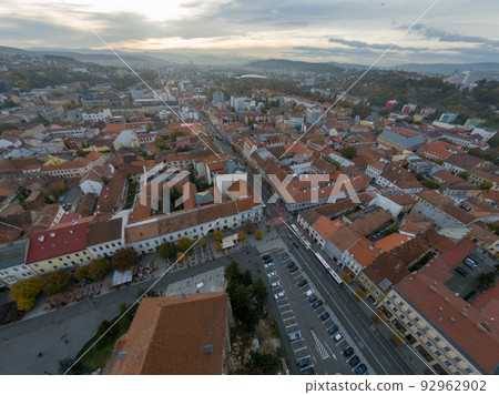 Panoramic view of the city of Cluj Napoca, Kolozsvar, Romania 92962902
