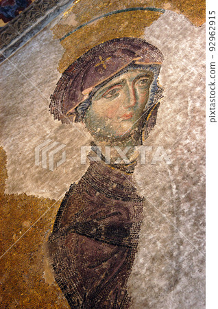 Mosaic in Hagia Sophia basilica, Istanbul, Turkey 92962915