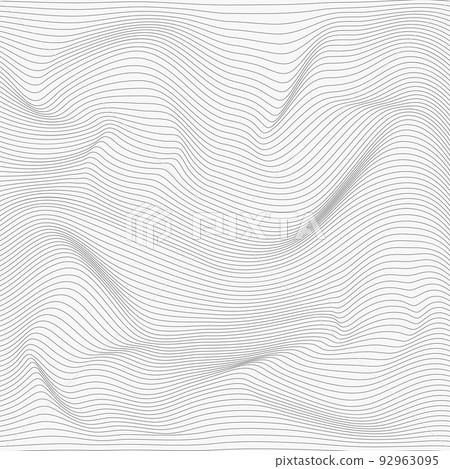 Relief black and white background with optical illusion of distortion. Relief black and white background with optical illusion of distortion. 92963095