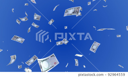 money banknote bill cash blue sky sky 3d illustration background back money banknote bill cash blue sky sky 3d illustration background back 92964559
