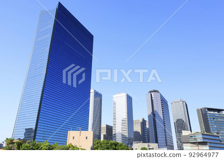 初夏的大阪市大阪商業園中央區 92964977
