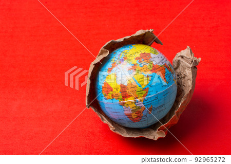 Coronavirus pandemic in world. Concept of global quarantine during the COVID-19 92965272