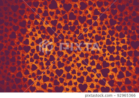 Heart shaped colorful decorative objects 92965366