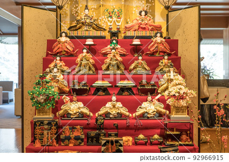 Japanese Hinamatsuri decorations Japanese Hinamatsuri decorations 92966915
