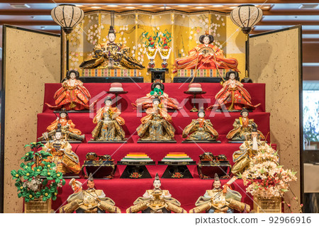 Japanese traditional festival decoration Japanese traditional festival decoration 92966916