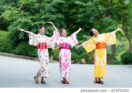 溫泉之旅、浴衣、少女之旅 92970203
