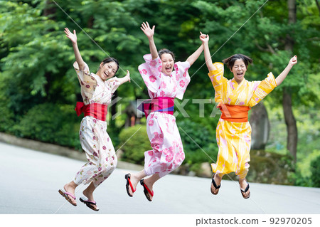 溫泉之旅、浴衣、少女之旅 92970205