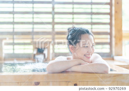 溫泉、露天浴池、少女之旅 92970269