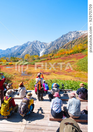 Tsugaike Nature Park (Autumn): Panoramic Marsh 92970709