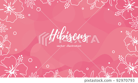 芙蓉背景材料框架壁紙 芙蓉背景材料框架壁紙 92970793