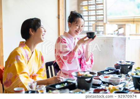 溫泉之旅 膳食 女性之旅 92970974