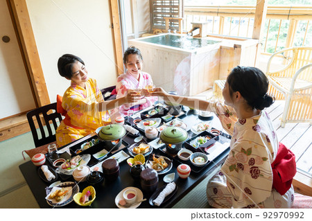 溫泉之旅 膳食 女性之旅 92970992