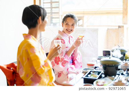 Hot spring trip Meal Women's trip 92971065