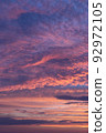 red sky background 92972105