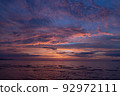 red sky background 92972111
