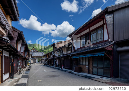 岐阜縣郡上市八幡町郡上八幡舊街景 92972310