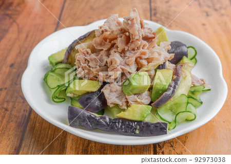 Pork shabu-shabu salad Pork shabu-shabu salad 92973038