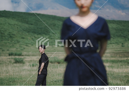 men and women in nature men and women in nature 92973886