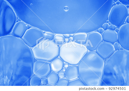 藍色液體流體油水混合物質感紋理背景 92974501