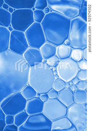 Blue liquid fluid oil water mixture texture texture background 92974502