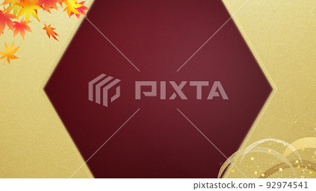 Japanese autumn background 92974541